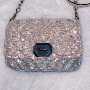 Tri-color sequin crossbody